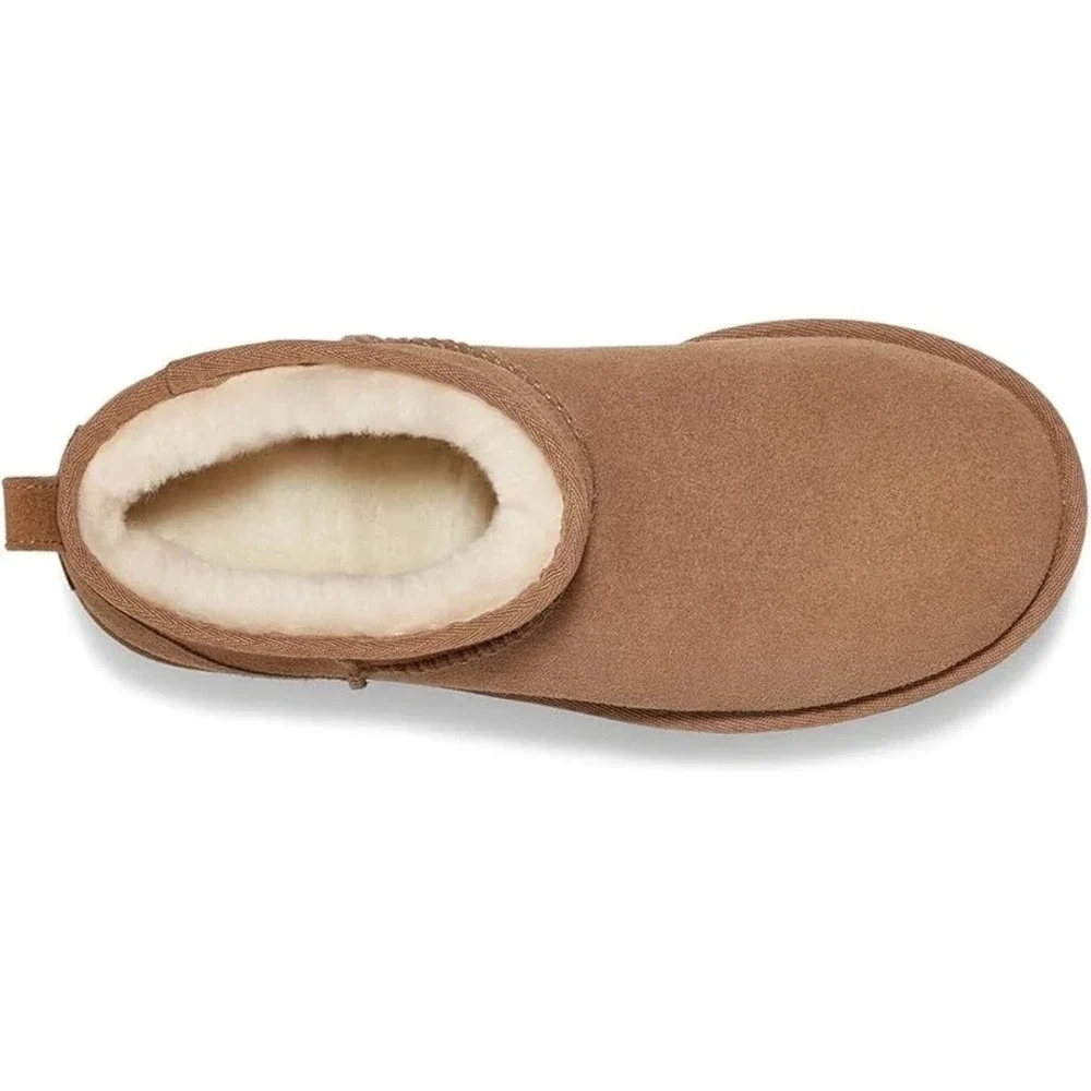 UGG Classic Ultra Mini Platform Womens‎ Size 12 Chestnut Boot 1135092 WORN ONCE - Picture 4 of 7